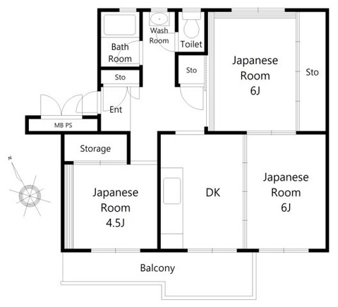 apartment 千葉県柏市桜台1-1 サクラヒルズ201