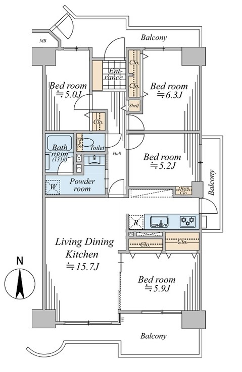 apartment 埼玉県三郷市さつき平１丁目
地図を見る