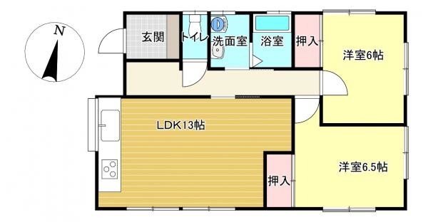 detached 千葉県木更津市真舟１丁目6‐3　ゆみーる真舟2番館　1階
