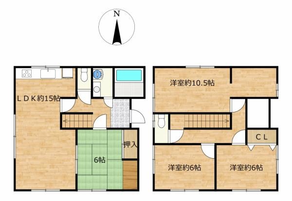 detached 千葉県木更津市真舟１丁目6‐3　ゆみーる真舟2番館　1階