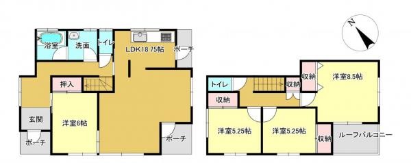 detached 千葉県木更津市真舟１丁目6‐3　ゆみーる真舟2番館　1階