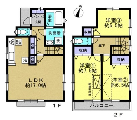 detached 東京都武蔵村山市榎２丁目
地図を見る