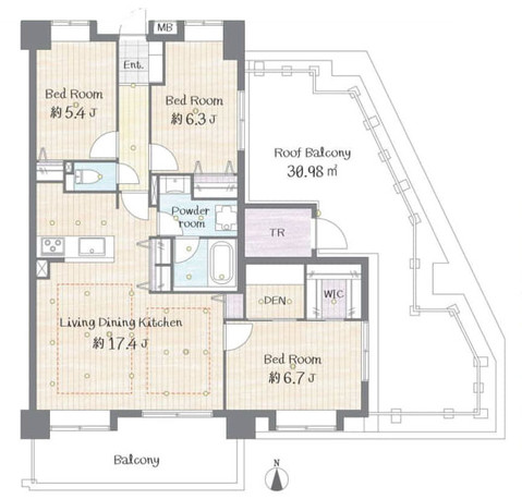 apartment 東京都多摩市貝取１丁目
地図を見る