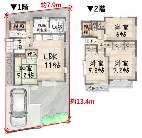 detached 東京都東久留米市柳窪１丁目
地図を見る