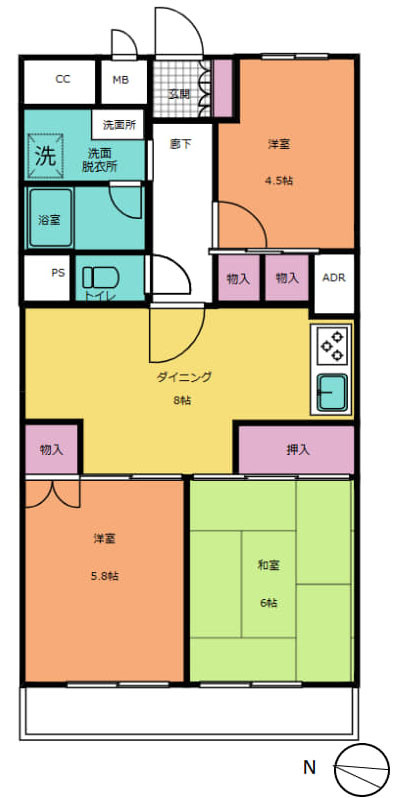 apartment 東京都福生市武蔵野台２丁目
地図を見る