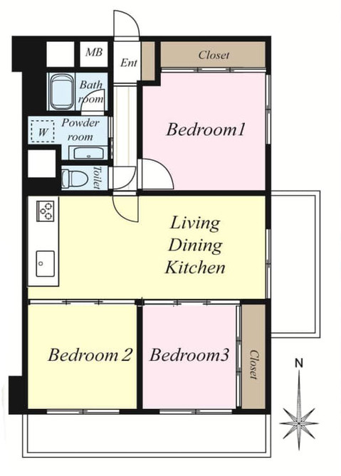 apartment 東京都東村山市富士見町３丁目
地図を見る