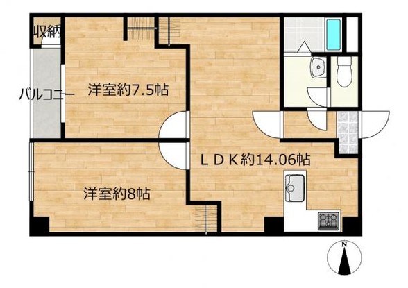 apartment 兵庫県宝塚市泉町24-13 ジャルダン宝塚六番館　201号室