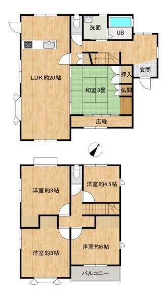 detached 兵庫県宝塚市泉町24-13 ジャルダン宝塚六番館　201号室