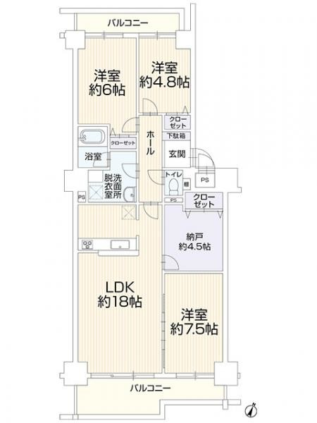 apartment 兵庫県宝塚市泉町24-13 ジャルダン宝塚六番館　201号室