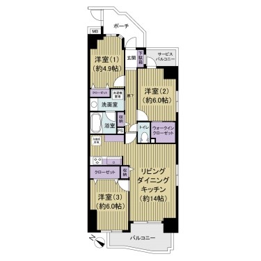 apartment 東京都墨田区江東橋４丁目24-3 Crobis2階