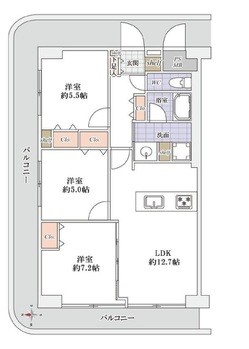 apartment 埼玉県八潮市大瀬１丁目2-11 カーサヴェルデ八潮1F