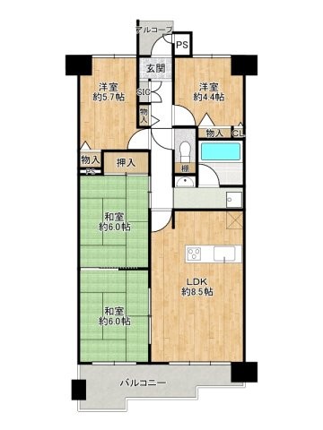 apartment 兵庫県姫路市飾磨区加茂
地図を見る