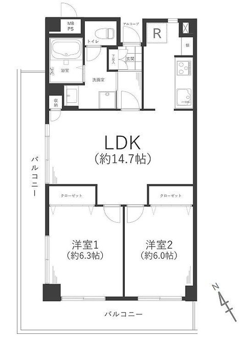 apartment 神奈川県藤沢市湘南台２丁目7-12 門倉第2湘南台ビル2F