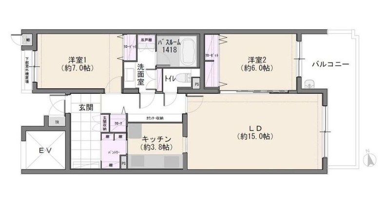 apartment 神奈川県藤沢市湘南台２丁目7-12 門倉第2湘南台ビル2F