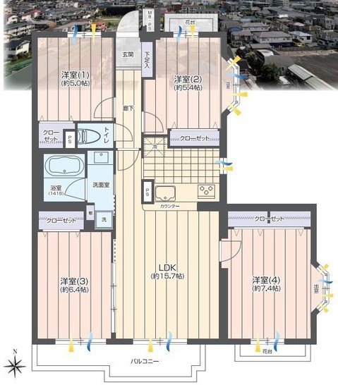 apartment 神奈川県藤沢市湘南台２丁目7-12 門倉第2湘南台ビル2F