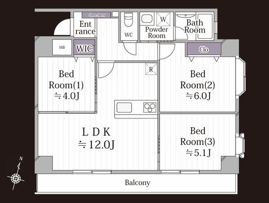 apartment 神奈川県藤沢市湘南台２丁目7-12 門倉第2湘南台ビル2F
