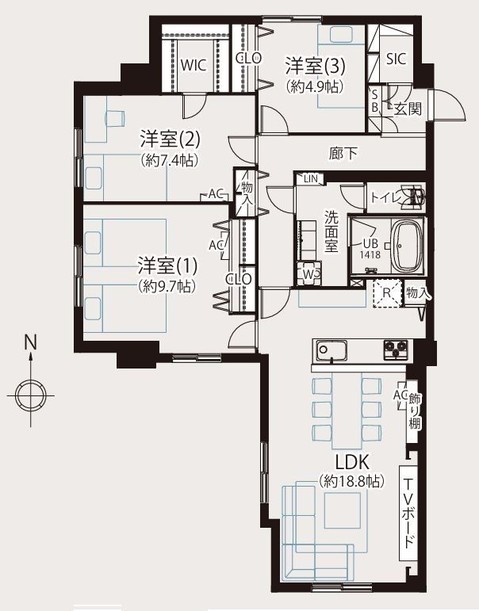 apartment 神奈川県藤沢市湘南台２丁目7-12 門倉第2湘南台ビル2F