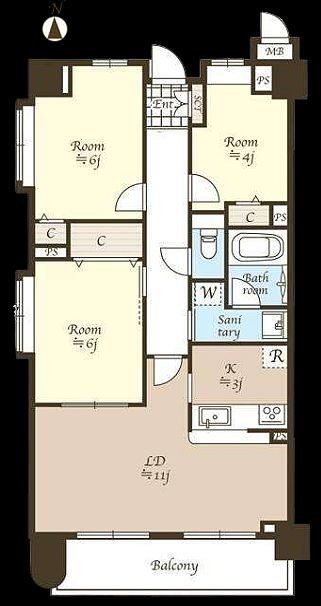 apartment 神奈川県藤沢市湘南台２丁目7-12 門倉第2湘南台ビル2F