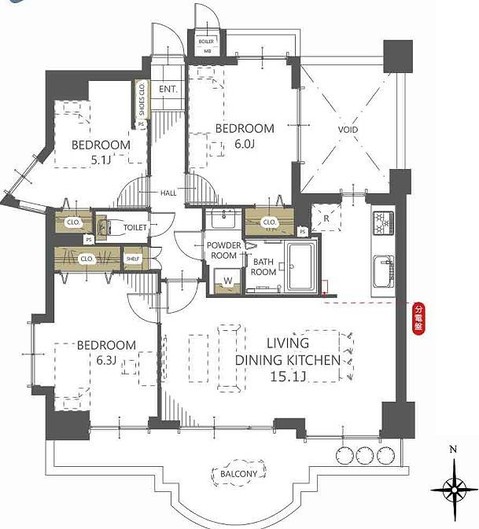 apartment 神奈川県藤沢市湘南台２丁目7-12 門倉第2湘南台ビル2F