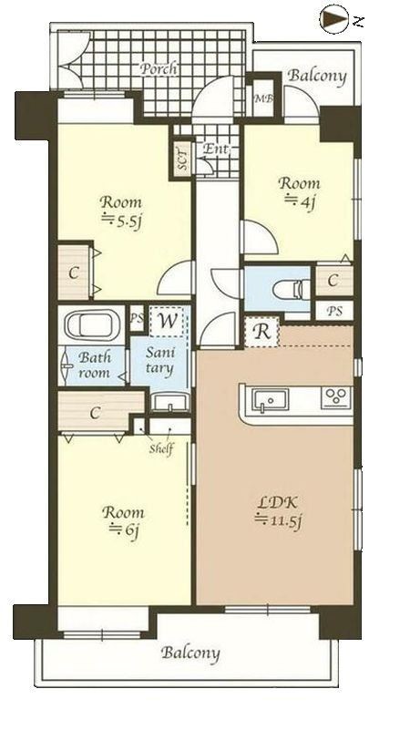 apartment 神奈川県藤沢市湘南台２丁目7-12 門倉第2湘南台ビル2F