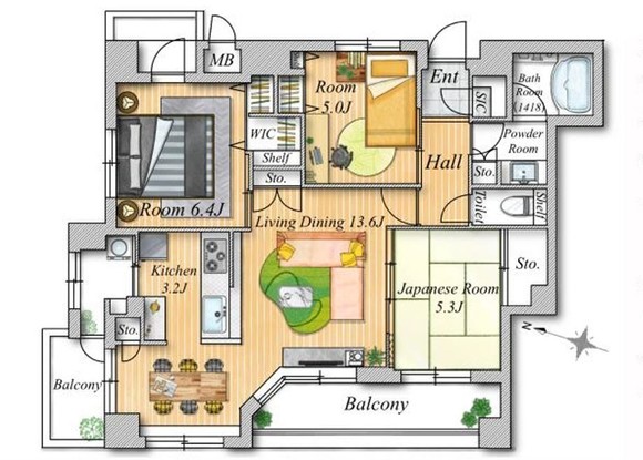 apartment 神奈川県藤沢市湘南台２丁目7-12 門倉第2湘南台ビル2F
