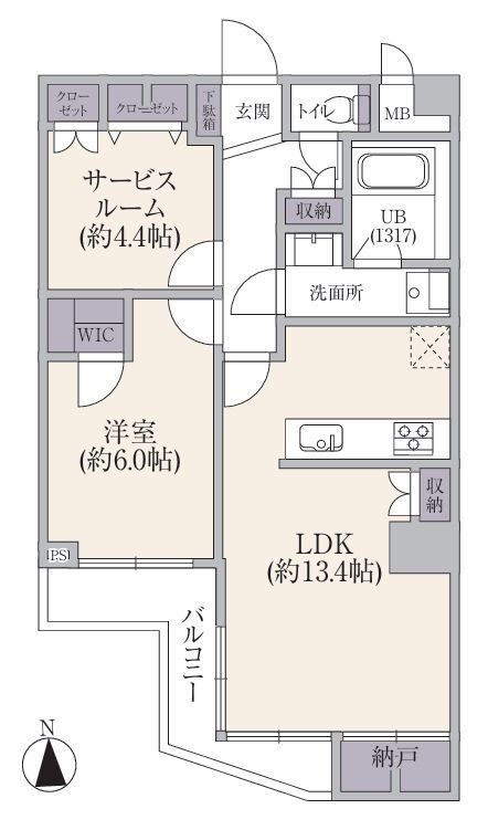 apartment 神奈川県藤沢市湘南台２丁目7-12 門倉第2湘南台ビル2F