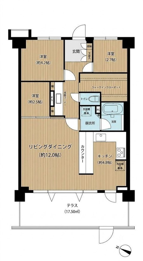 apartment 神奈川県藤沢市湘南台２丁目7-12 門倉第2湘南台ビル2F