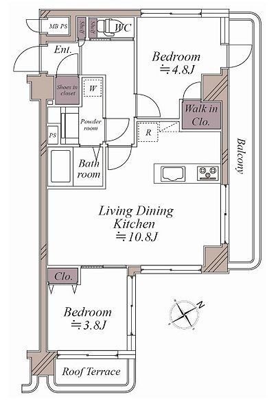 apartment 神奈川県藤沢市湘南台２丁目7-12 門倉第2湘南台ビル2F