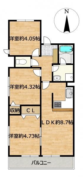 apartment 群馬県前橋市問屋町２丁目
地図を見る