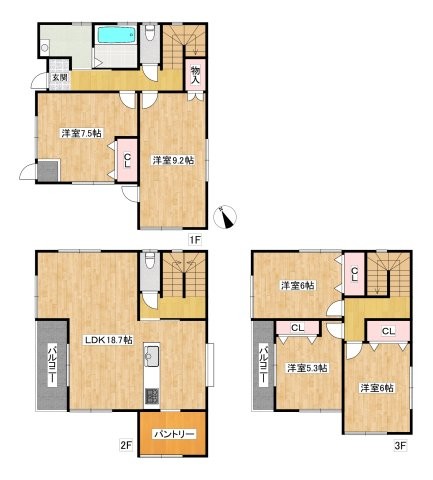 detached 兵庫県西宮市甲風園１丁目5-10 ノルドアインビル4階
