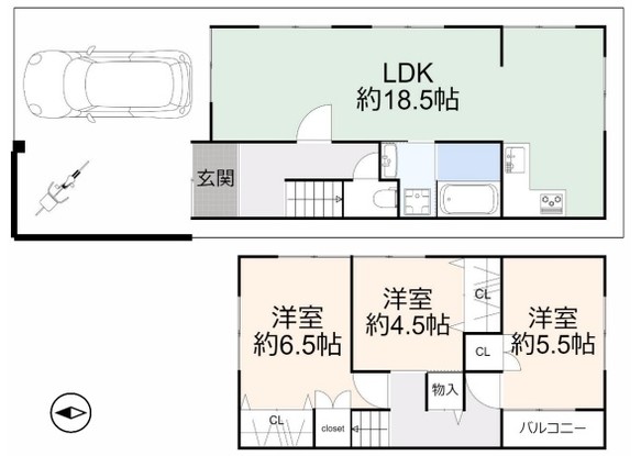 detached 大阪府東大阪市岩田町１丁目6-20