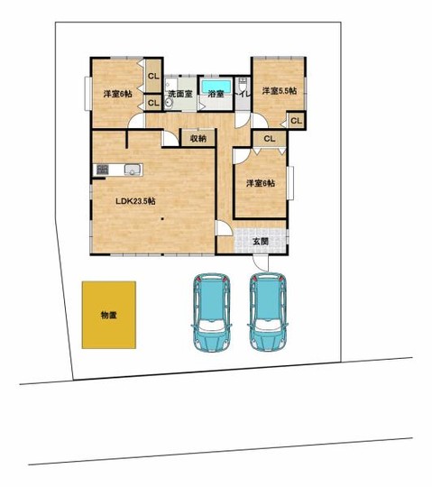 detached 宮城県石巻市中里３丁目8-5メゾン・レスカール　1階3号室