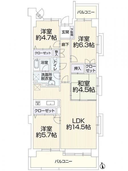 apartment 福岡県福岡市博多区那珂１丁目13-9 ND.BLD　3階