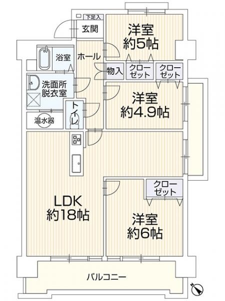 apartment 福岡県福岡市博多区那珂１丁目13-9 ND.BLD　3階