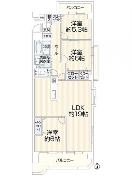 apartment 福岡県福岡市博多区那珂１丁目13-9 ND.BLD　3階