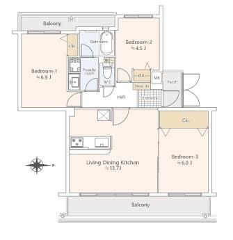 apartment 東京都目黒区自由が丘１丁目13-4 シャイン自由が丘606