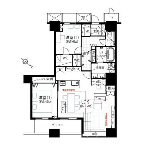 apartment 東京都目黒区自由が丘１丁目13-4 シャイン自由が丘606
