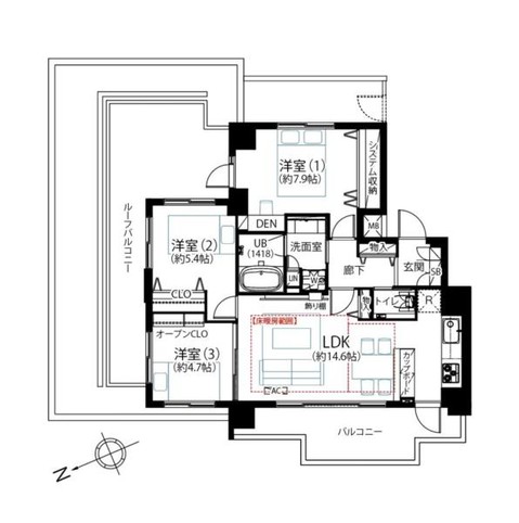 apartment 東京都目黒区自由が丘１丁目13-4 シャイン自由が丘606