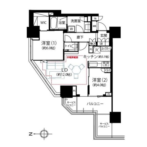 apartment 東京都目黒区自由が丘１丁目13-4 シャイン自由が丘606