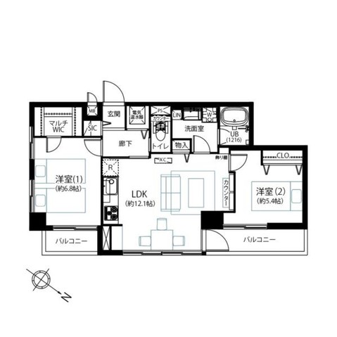 apartment 東京都目黒区自由が丘１丁目13-4 シャイン自由が丘606
