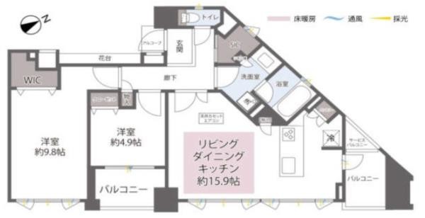 apartment 東京都目黒区自由が丘１丁目13-4 シャイン自由が丘606