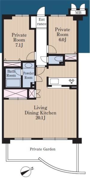 apartment 東京都目黒区自由が丘１丁目13-4 シャイン自由が丘606
