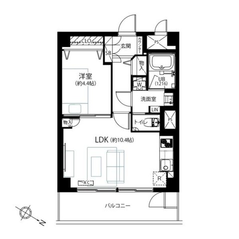 apartment 東京都目黒区自由が丘１丁目13-4 シャイン自由が丘606