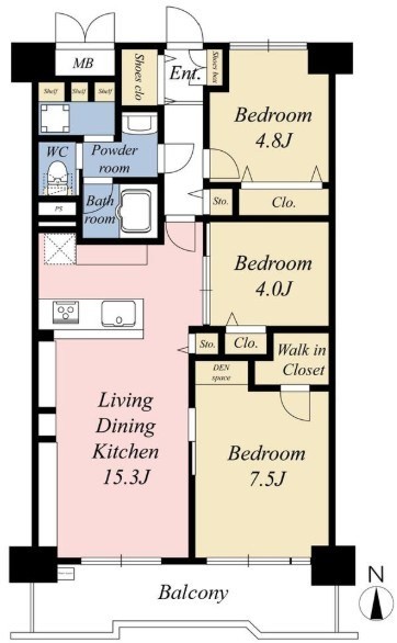 apartment 東京都目黒区自由が丘１丁目13-4 シャイン自由が丘606