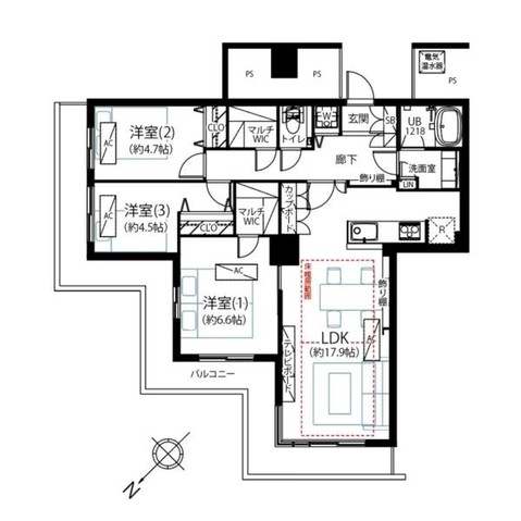 apartment 東京都目黒区自由が丘１丁目13-4 シャイン自由が丘606