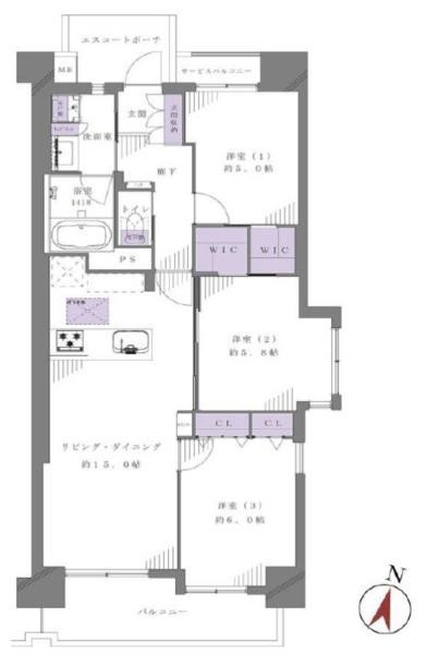 apartment 東京都目黒区自由が丘１丁目13-4 シャイン自由が丘606