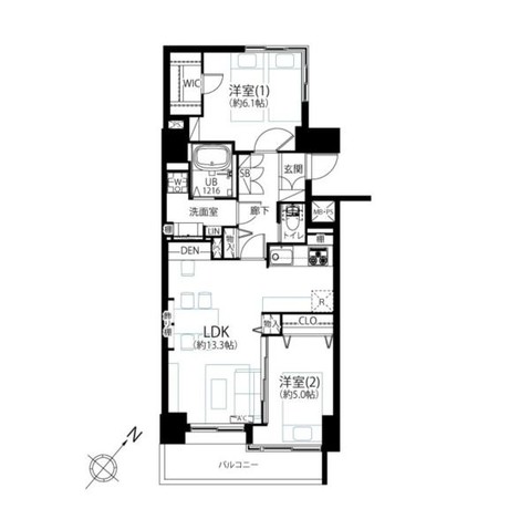 apartment 東京都目黒区自由が丘１丁目13-4 シャイン自由が丘606
