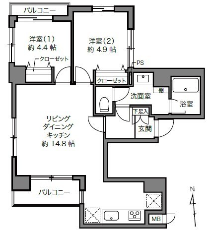 apartment 東京都目黒区自由が丘１丁目13-4 シャイン自由が丘606