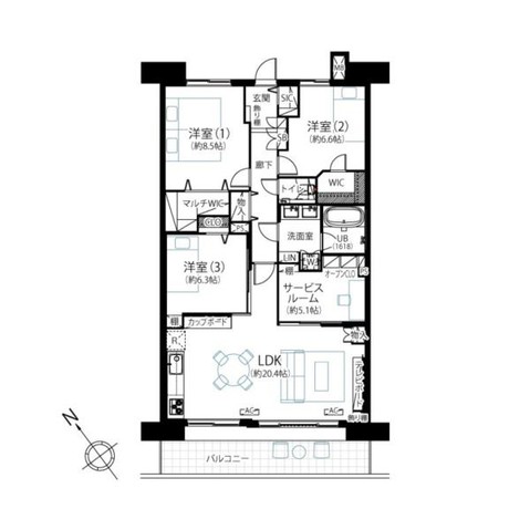 apartment 東京都目黒区自由が丘１丁目13-4 シャイン自由が丘606