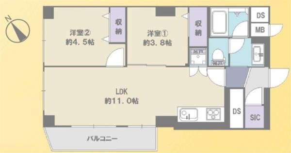 apartment 東京都目黒区自由が丘１丁目13-4 シャイン自由が丘606